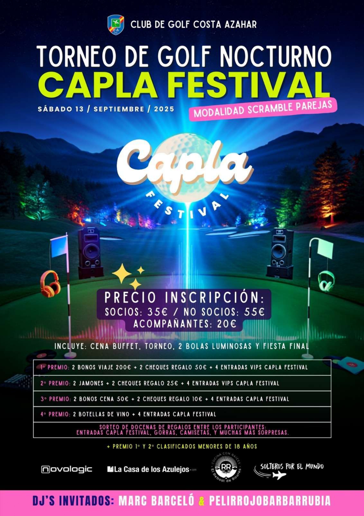 Torneo nocturno club de golf azahar castellon